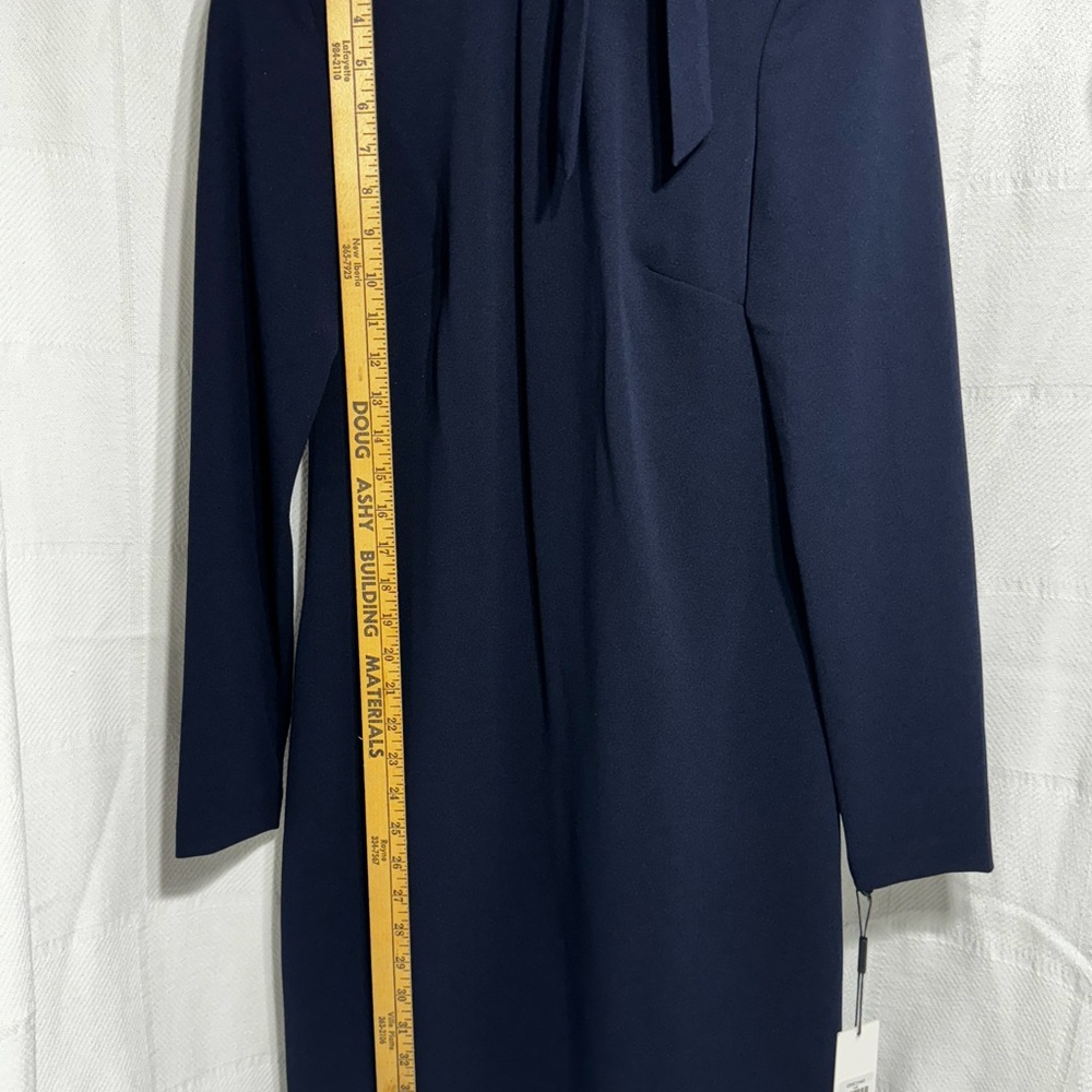 Calvin Klein Navy Dress with Zipper Detail